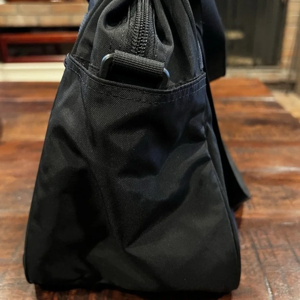 Vintage The North Face Cordura Duffle Bag Black Nylon Gym Travel‎ Tote